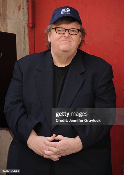 Documentary filmmaker Michael Moore attends The DCTV Cinema Groundbreaking Ceremony at DCTV on May 7, 2013 in New York City.