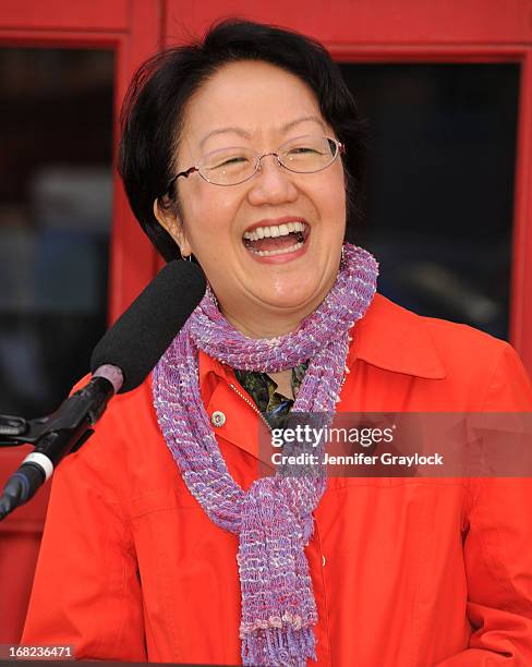 Council Member Margaret Chin attends The DCTV Cinema Groundbreaking Ceremony at DCTV on May 7, 2013 in New York City.