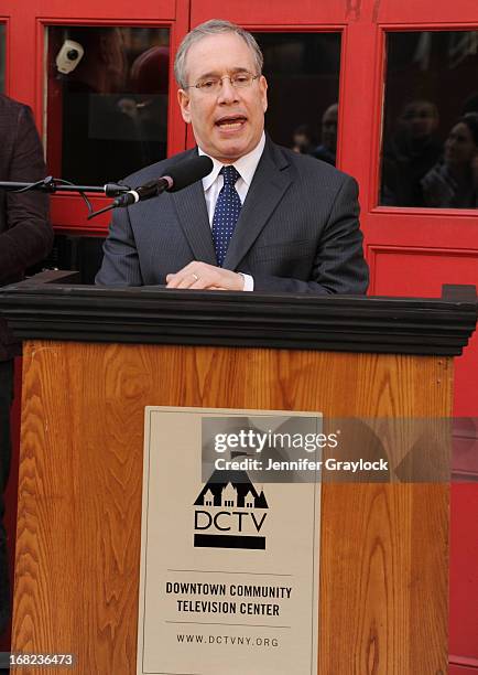 Attends The DCTV Cinema Groundbreaking Ceremony at DCTV on May 7, 2013 in New York City.