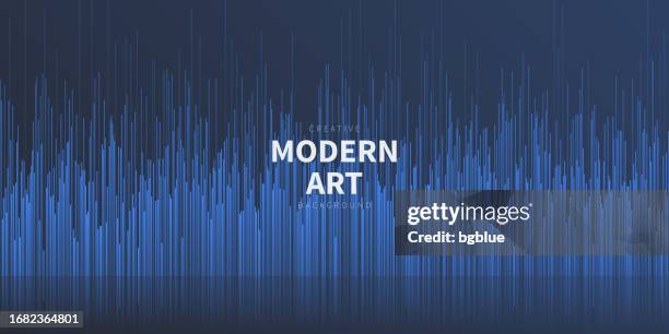 abstract background with vertical lines and blue gradient - dark empty office stock illustrations