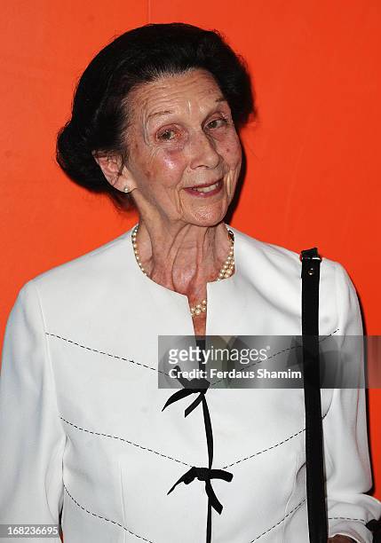 Dame Beryl Grey attends the Critics' Circle Services to Arts awards at Barbican Centre on May 7, 2013 in London, England.