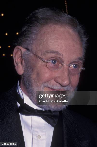 Roy Dotrice attends the opening of "A Moon for the Misbegotten" on March 19, 2000 at the Walter Kerr Theater in New York City.