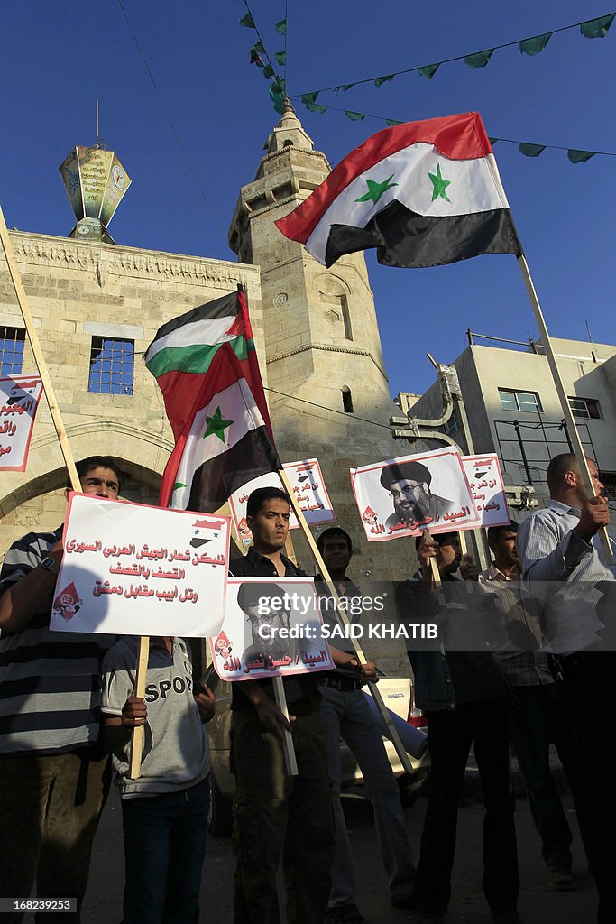 PALESTINIAN-ISRAEL-GAZA-SYRIA-CONFLICT-DEMO