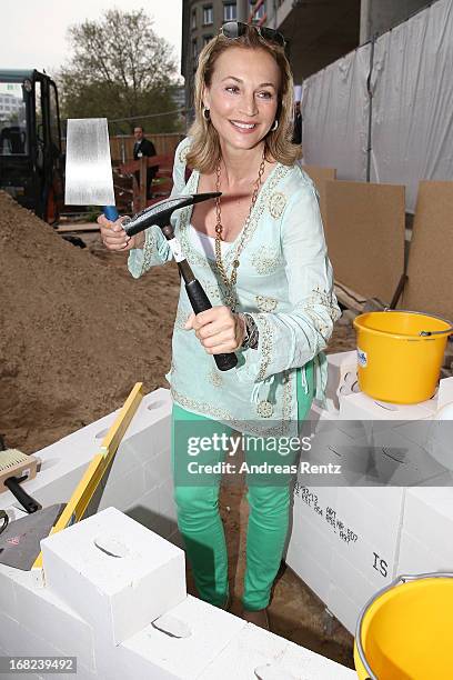 Caroline Beil attends roofing ceremony at BMW new Berlin location at BMW Niederlassung Berlin on May 7, 2013 in Berlin, Germany.