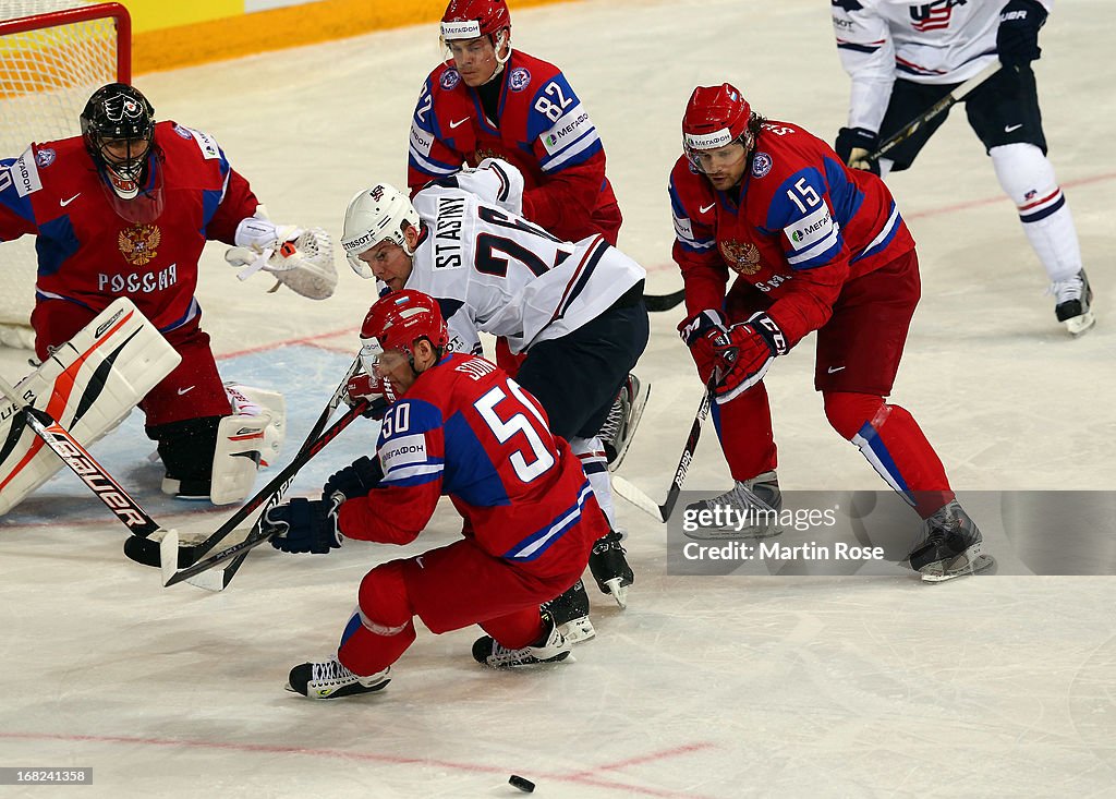 Russia v USA - 2013 IIHF Ice Hockey World Championship