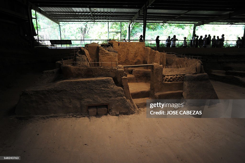 EL SALVADOR-UNESCO-BOKOVA-JOYA DE CEREN