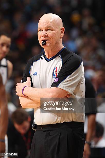 Referee Joey Crawford during the game between the Memphis Grizzlies and Los Angeles Clippers in Game Six of the Western Conference Quarterfinals...