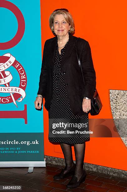 Anne Reid attends the Critics' Circle Services to Arts awards at Barbican Centre on May 7, 2013 in London, England.