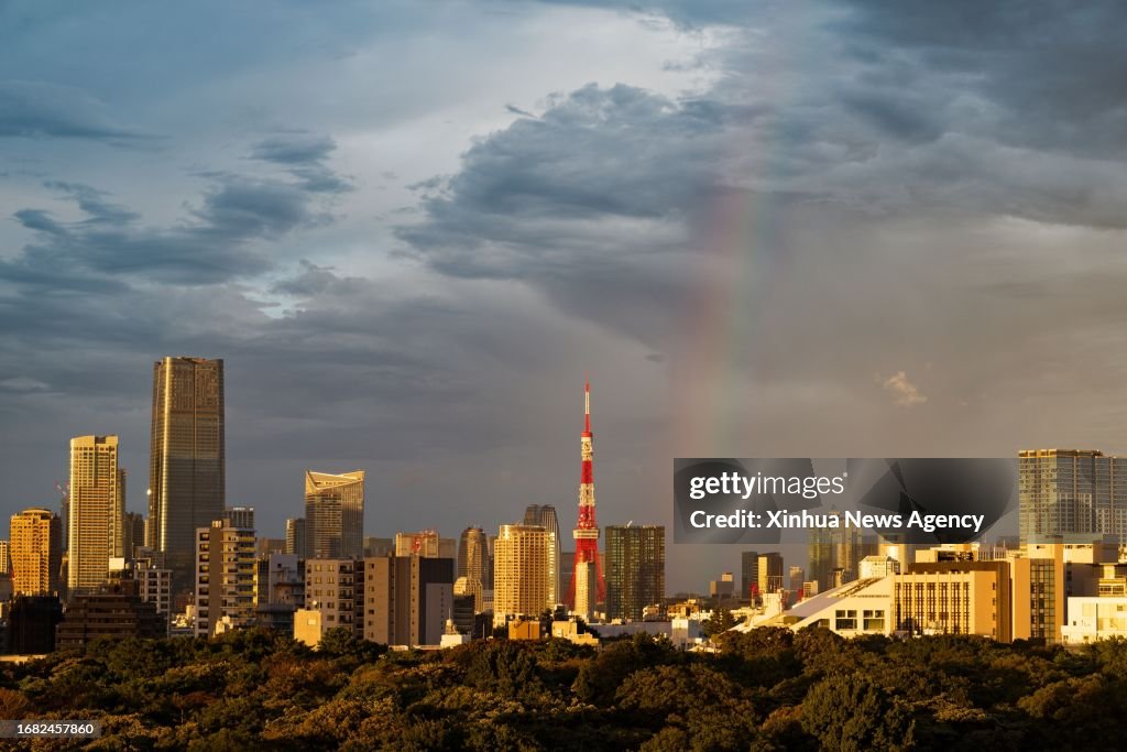JAPAN-TOKYO-WEATHER-RAINBOW