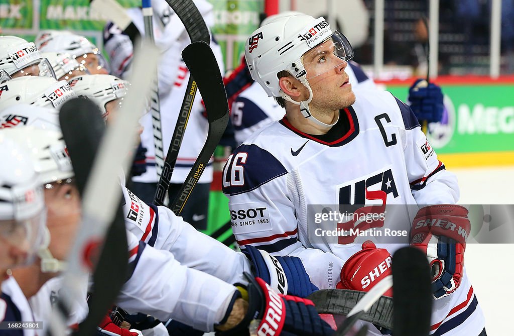 Russia v USA - 2013 IIHF Ice Hockey World Championship