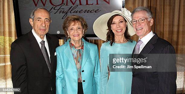 Former Governor of New York Mario Cuomo, Matilda Raffa Cuomo, Margaret Cuomo and Howard Maier attend the 2013 T.J. Martell Foundation Women Of...