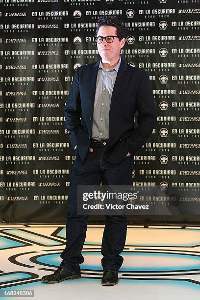 Film director J.J. Abrams attends a photocall to promote the new film "Star Trek Into Darkness" at Four Seasons Hotel on May 7, 2013 in Mexico City,...