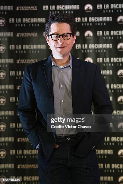 Film director J.J. Abrams attends a photocall to promote the new film "Star Trek Into Darkness" at Four Seasons Hotel on May 7, 2013 in Mexico City,...