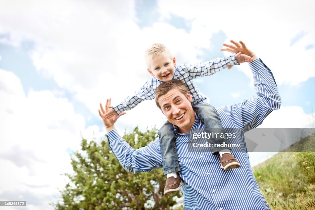 Father with Young Son