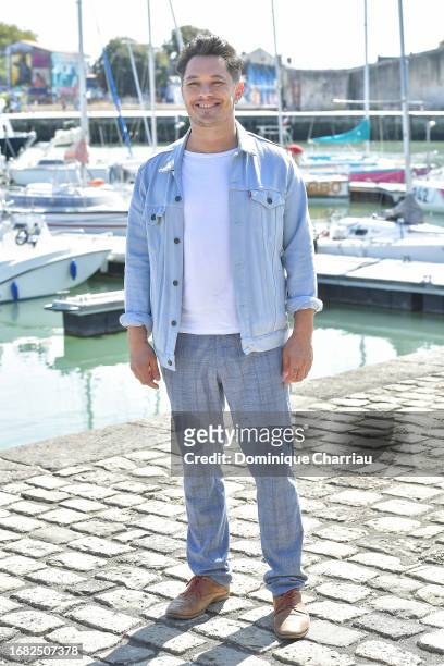 Aurélien Wiik attends the "Tout Cela Je Te Donnerai" photocall during the 25th La Rochelle Fiction Festival on September 15, 2023 in La Rochelle,...