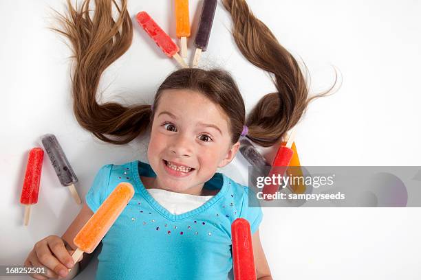 excited girl - variety stockfoto's en -beelden