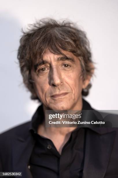 Sergio Rubini poses for the photographer at the 80th Venice International Film Festival on September 01, 2023 in Venice, Italy.