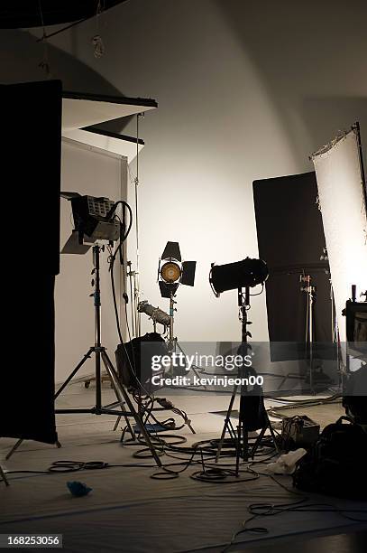 studio shooting set - film set bildbanksfoton och bilder