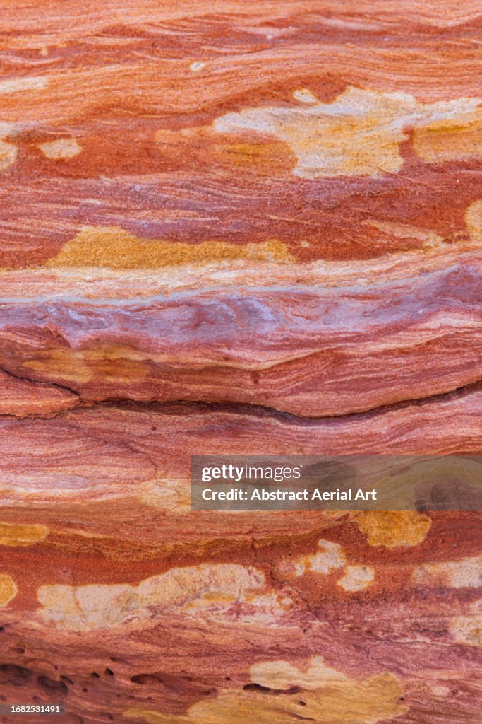 Close up photograph showing a majestic rock formation on Cable Beach, Broome, Western Australia, Australia