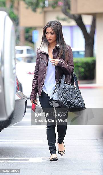 Brenda Song is seen on May 7, 2013 in Los Angeles, California.