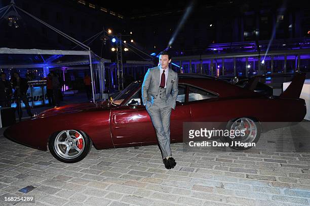 Luke Evans attends the world premiere after party of 'Fast And Furious 6' at Somerset House on May 7, 2013 in London, England.