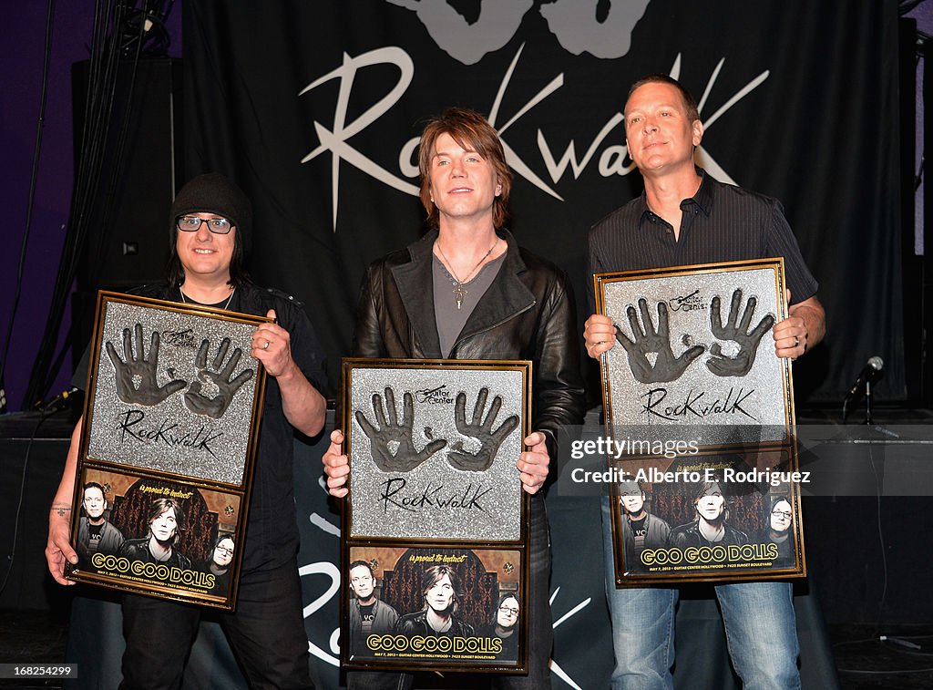 Goo Goo Dolls Inducted Into Guitar Center's RockWalk