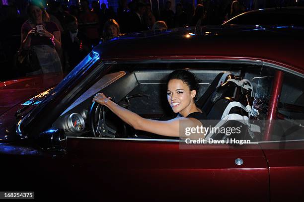 Michelle Rodriguez attends the world premiere after party of 'Fast And Furious 6' at Somerset House on May 7, 2013 in London, England.