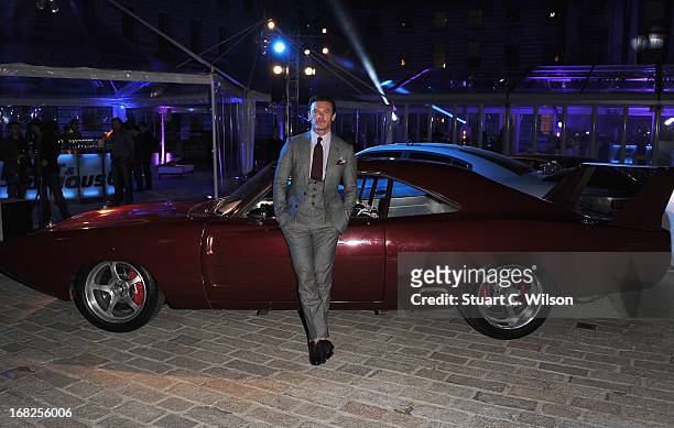 Actor Luke Evans attends the "Fast & Furious 6" World Premiere after party at Somerset House on May 7, 2013 in London, England.