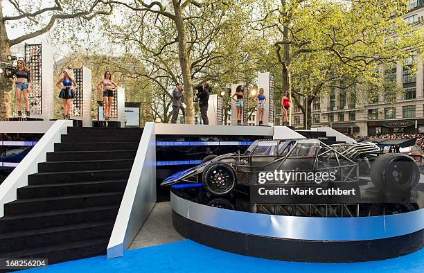 General view of atmosphere ahead of the World Premiere of '"Fast & Furious 6"' at Empire Leicester Square on May 7, 2013 in London, England.