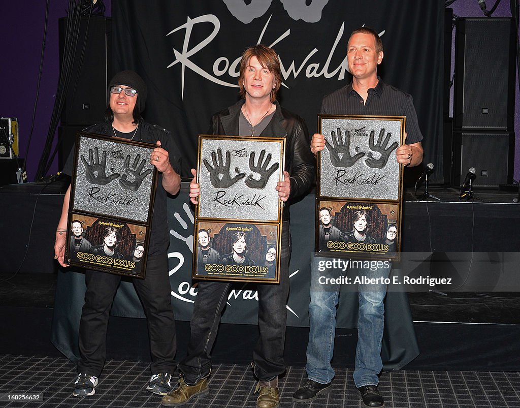 Goo Goo Dolls Inducted Into Guitar Center's RockWalk