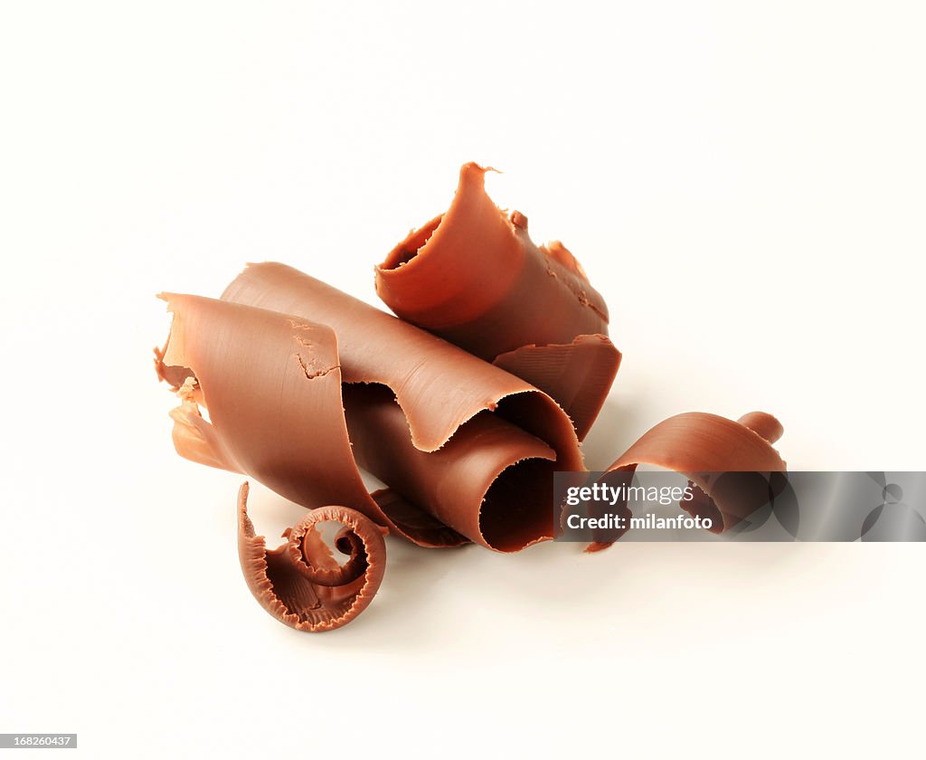 Chocolate curls