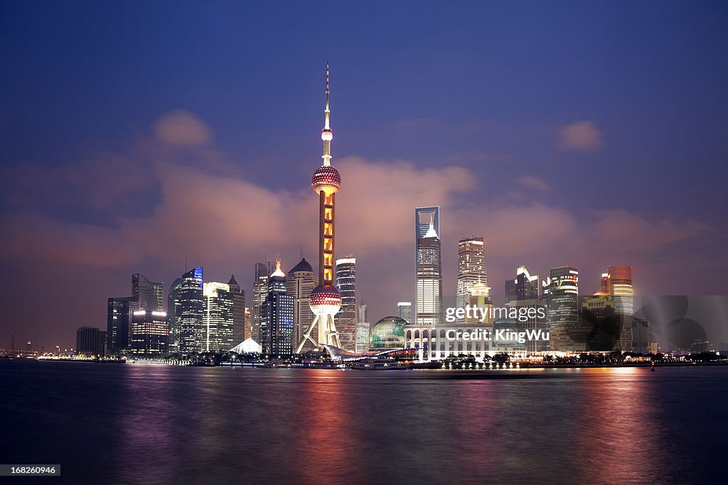 Shanghai bei Nacht