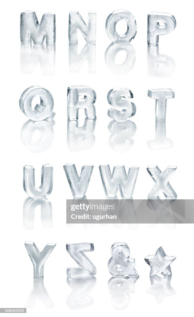 Ice Alphabet