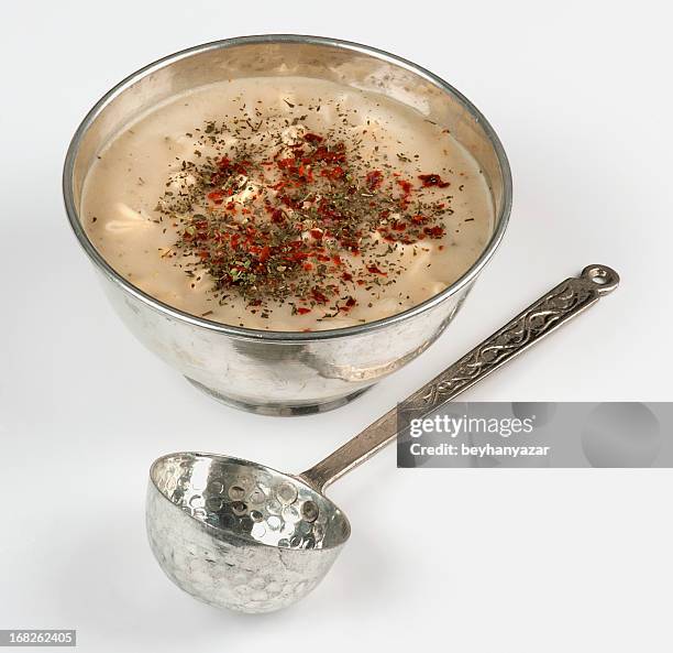 minestra - mestolo foto e immagini stock