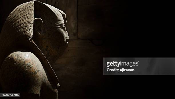 antigua estatua egipcio - egyptian culture fotografías e imágenes de stock