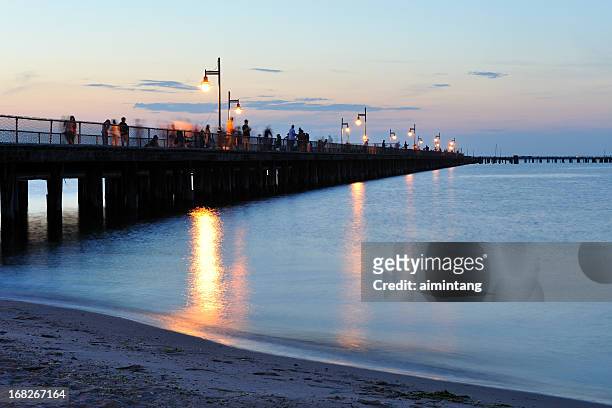 fishing pier - state park stock pictures, royalty-free photos & images