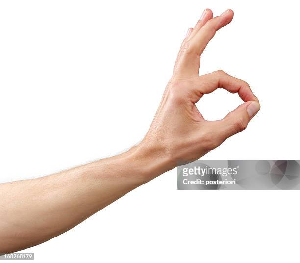 human hand - gesturing ok stock pictures, royalty-free photos & images