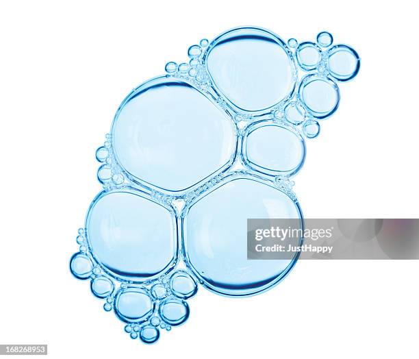 bubbles with clipping path - bubbles white background stock pictures, royalty-free photos & images