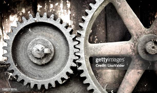vintage maquinaria - industria pesada fotografías e imágenes de stock