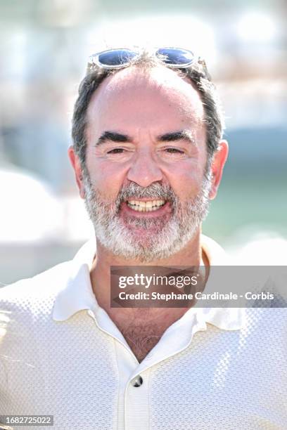 Bruno Solo attends the "Tout Cela Je Te Le Donnerai" photocall during the 25th La Rochelle Fiction Festival on September 15, 2023 in La Rochelle,...