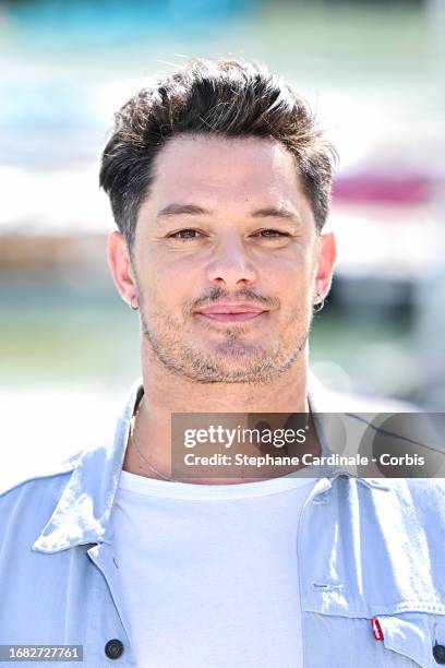 Aurélien Wiik attends the "Tout Cela Je Te Le Donnerai" photocall during the 25th La Rochelle Fiction Festival on September 15, 2023 in La Rochelle,...