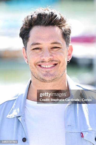 Aurélien Wiik attends the "Tout Cela Je Te Le Donnerai" photocall during the 25th La Rochelle Fiction Festival on September 15, 2023 in La Rochelle,...