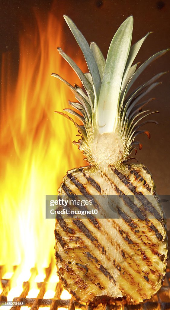 Pineapple on the grill
