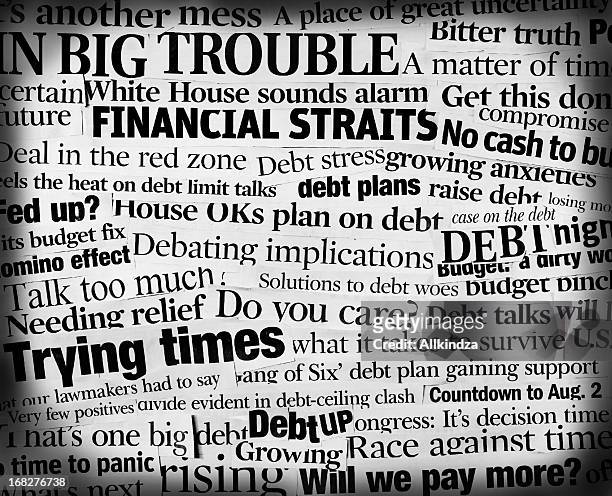 u.s. national debtcollage - government debt stock pictures, royalty-free photos & images
