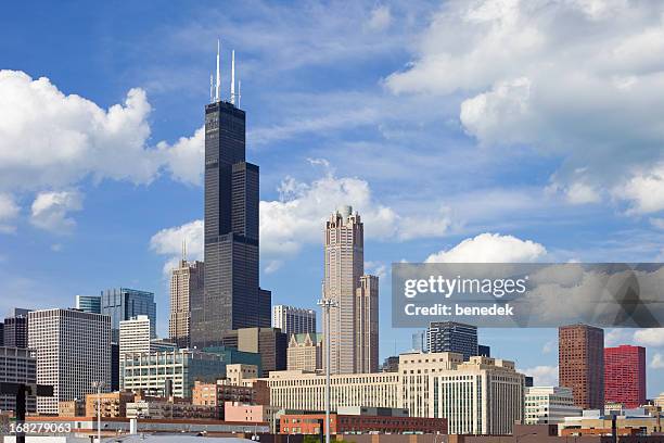 chicago, ee.uu. - willis tower fotografías e imágenes de stock