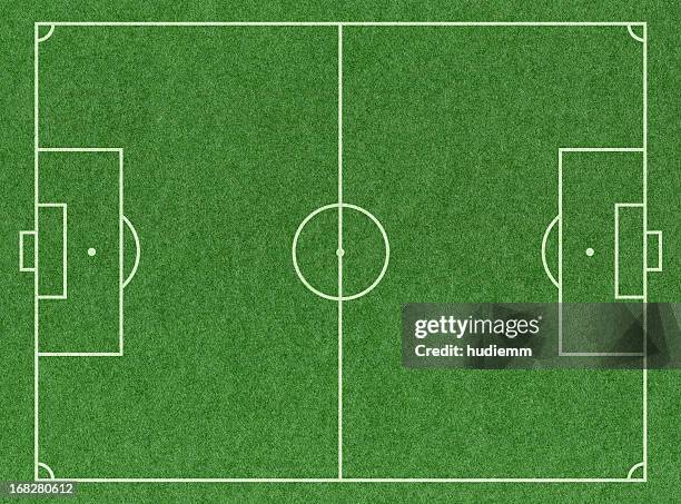 サッカーのフットボールピッチ - football field ストックフォトと画像