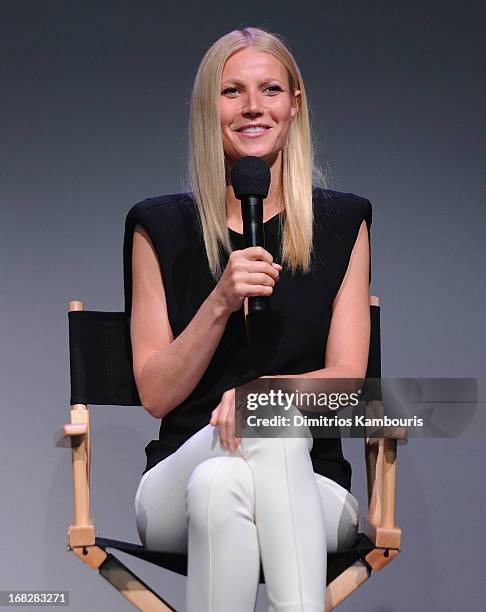 Gwyneth Paltrow attends Apple Store Soho Presents: Meet The Developer Gwyneth Paltrow - "Goop City Guides" at Apple Store Soho on May 7, 2013 in New...