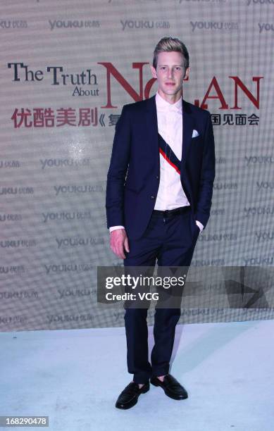 Actor Gabriel Mann attends a meeting with fans on May 7, 2013 in Beijing, China.