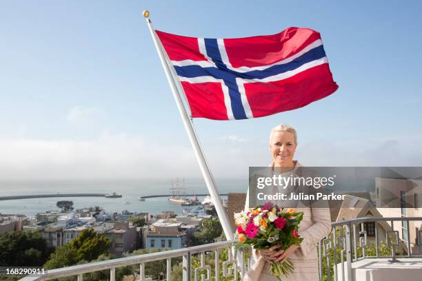 Crown Princess Mette-Marit of Norway visits The Norwegian Seamen's Church during day three of their five day official visit to the USA on May 7, 2013...