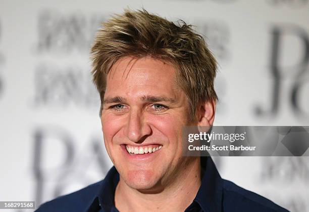 Celebrity Chef Curtis Stone poses at the launch of his book "What's For Dinner" at David Jones Bourke Street on May 8, 2013 in Melbourne, Australia.